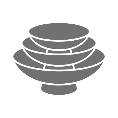 個別梱包されていない陶器、食器類、使用済みの食器類