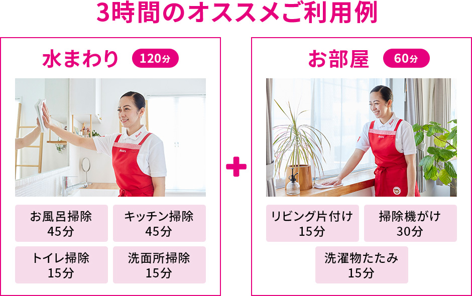 3時間のオススメご利用例